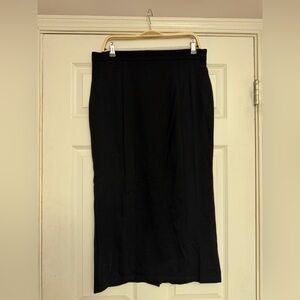 Classic Black Pencil Skirt - Sleek Work-to-Event Staple